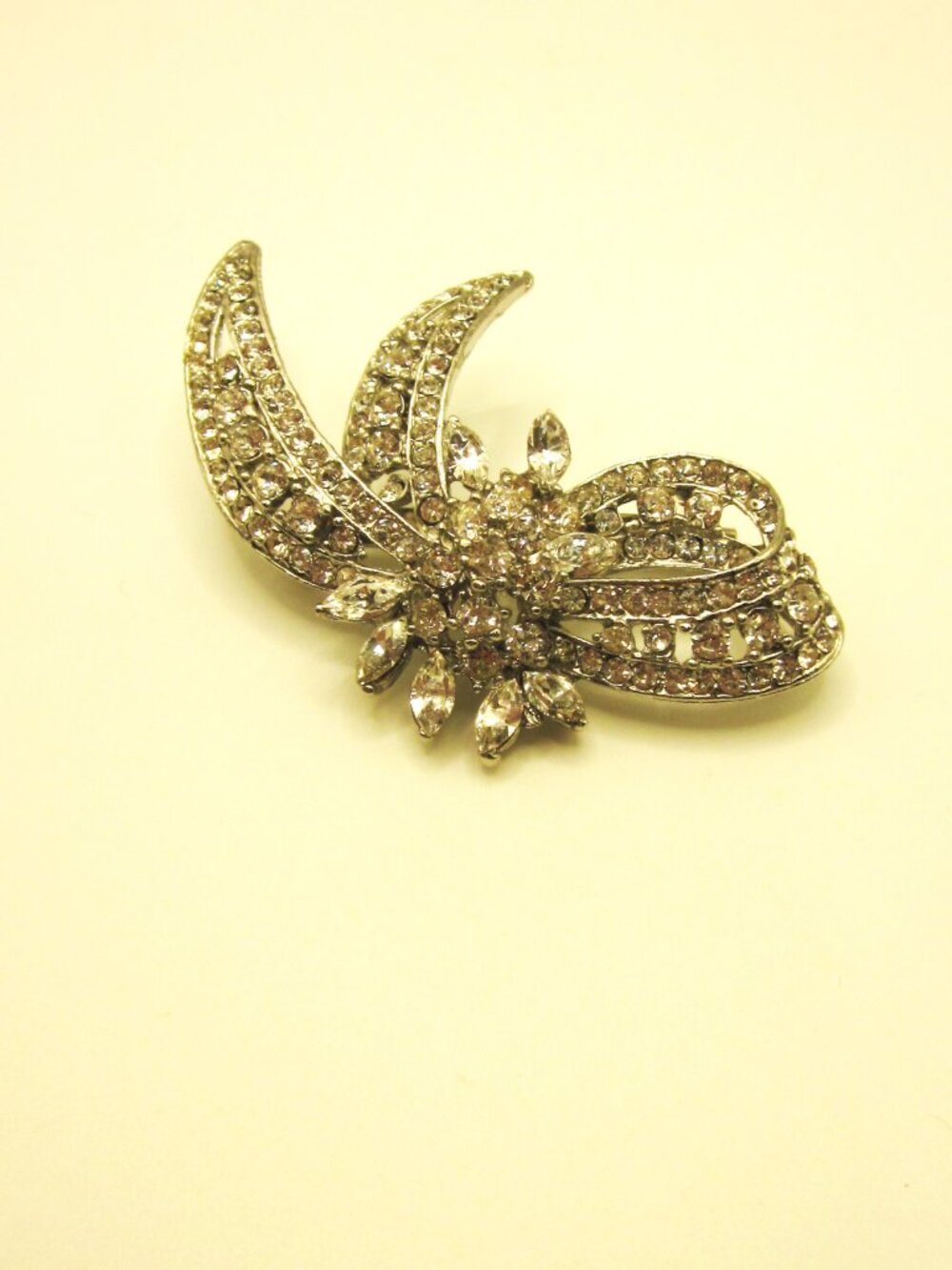 Clear Rhinestone Brooch - Picture 3 of 3